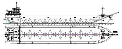 94.8m自卸运沙船