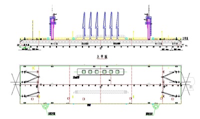 75m趸船（带吊）