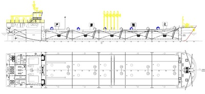 68m油化运输船