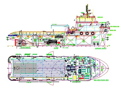 69.9m三用工作拖轮